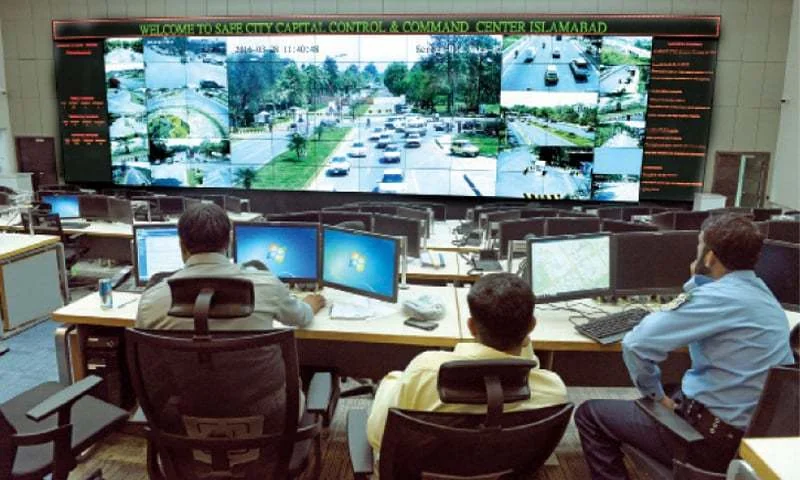 Safe City surveillance system with police monitoring center